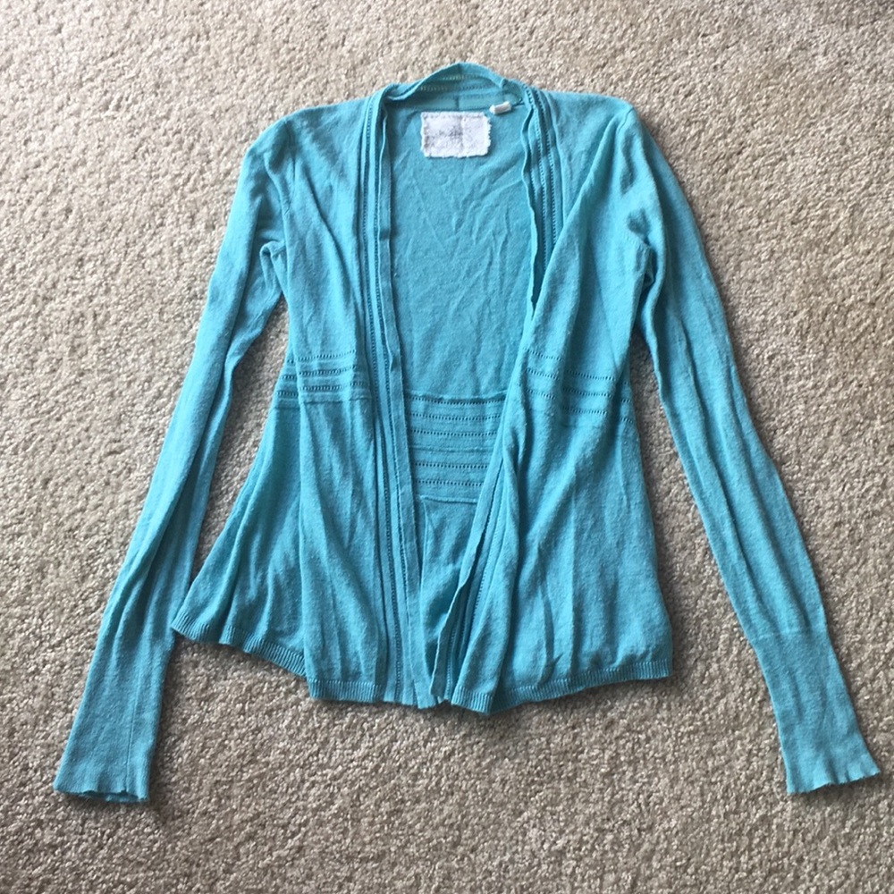 Anthropologie Angel of the North Elba cardigan